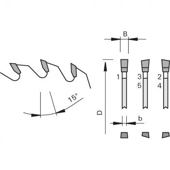 Stehle RNK Matador Nut-Kreissägeblatt HW - Zeichnung 50806252